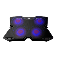 Cooling Pad TORNADO CP575 Για Laptop με Ανεμιστήρα και Φωτισμό