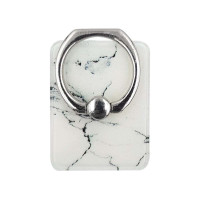 Marble Ring Holder Κινητού - Λευκό