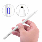 Wolulu AS-51422 Rechargeable Universal Stylus Pen With Switch Button - Γραφίδα Αφής Λευκό